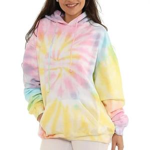 Sudaderas con capucha para mujeres y hombres 100% algodón Terry Pullover Tie Dye Hoodies 2022 moda alta calidad hombres y mujeres ropa - Product Image 3