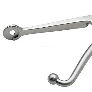 Manual Plate Holding Forceps Bone Reduction Surgical Instrument Ratchet Lock Curved Tip Pin - Product Image 6