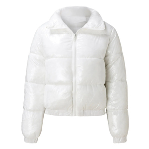 Chaqueta acolchada larga con capucha para mujer, superventas, forro de LICRA con relleno de algodón de alta calidad, abrigo de lona transpirable hecho en Pakistán - Product Image 6