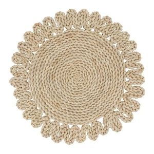 Classic Design Woven Rattan Scalloped Placemats Natural Hand Braided <b>Table</b> <b>Mats</b> Wedding & Christmas <b>Table</b> Decor Place <b>Mats</b> - Product Image 6