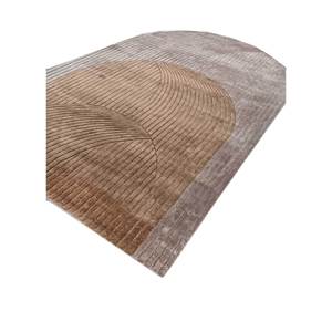 Come Around Large Area Hand Tufted <b>Wool</b> & Viscose Rugs Beige & <b>Brown</b> Abstract Pattern for Home for Bedroom & Hallway-TNQ-1146 - Product Image 2