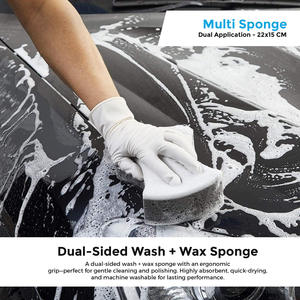 Esponja de limpieza para autos Clayton CL-MS21 multiusos 2 en 1 de doble cara de secado rápido para lavado de autos y limpieza sin rayones - Product Image 2