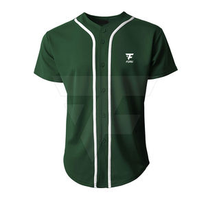 Services OEM Maillot de baseball 100 % polyester respirant, écologique, antibactérien, sans manches, vêtement de sport imprimé par transfert thermique - Product Image 1