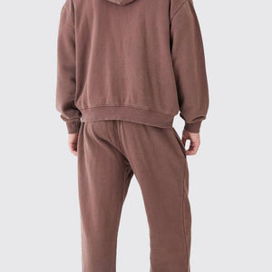 OEM Wholesale Custom 2-Piece Men's Sportswear Set Breathable Polyester Fitness Hoodie <b>Shorts</b> <b>Sweatpants</b> Logo Men's Tracksuits - Product Image 3