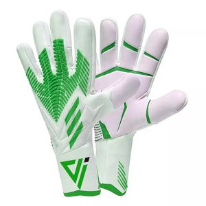 Gants de gardien de but professionnels en latex allemand de haute qualité, personnalisables, antidérapants, respirants, avec sangle de poignet réglable pour hommes - Product Image 1