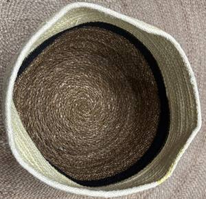 Cesta de Almacenamiento Circular de Yute Tejida a Mano, Ecológica, para Frutas y Plantas, con Color y Tamaño Personalizados, de Bangladesh - Product Image 5