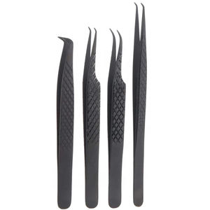 Pinzas para Pestañas de Acero Inoxidable con Punta Suave Antimagnética, Mango Cómodo y Logotipo Personalizado Profesional a Precio de Fábrica, 10MM - Product Image 5