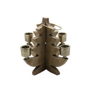 Christmas Party Lighting Decoration Customized Iron Metal <b>Advent</b> <b>Candle</b> Holder Grey Finished for Home & Wholesale Bulk - Product Image 6