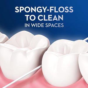 Oral-B Super Floss Brins précoupés, idéaux pour les bretelles, les ponts et les grands espaces, lot de 50 (lot de 2) - Product Image 3