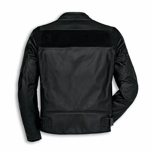 Rider Men's Pro Biker Black Cuero de vaca genuino Chaqueta de moto de carreras Racer CE-Certified Armours Chaqueta de motocicleta para hombres - Product Image 2