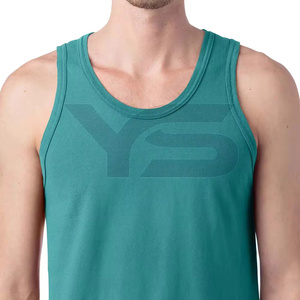 Débardeur en coton surdimensionné décontracté pour hommes haut sans manches de musculation Streetwear Stringer d'entraînement Gym Muscle nouveau respirant - Product Image 2