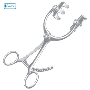 Rétracteur gynécologique manuel 6 fleurs Houzel en acier inoxydable, instrument chirurgical de classe II certifié CE - Product Image 1