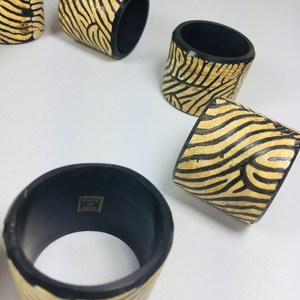 Servilleteros ecológicos de cuerno de buey Natural 100%, estilo moderno, opción económica para ajustes de mesa de fiesta y boda - Product Image 2