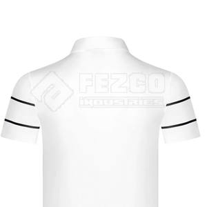 Hombres con estilo para Polos Logotipo personalizado Impreso Color sólido 100% Algodón Tela de punto transpirable - Product Image 6