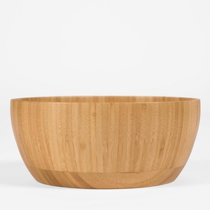 Bamboo Round Mixing Serving Salad Bowl Natural Bowls <b>Tableware</b> Decoration Eco-Friendly Wholesale Vietnamese products - Product Image 3