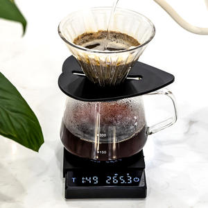 Báscula Inteligente para Café MHW-3BOMBER con Temporizador, 2 kg/0,1 g, Báscula de Cocina de Metal de Alta Precisión, para Café de Goteo, Espresso, Antiadherente, Fácil de Limpiar, para el Hogar - Product Image 2