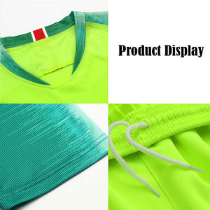 Uniforme de Fútbol Personalizado para Competencia, Jersey y Pantalones Cortos de Poliéster de Secado Rápido, Impresión de Logotipo, OEM, ODM, al por Mayor - Product Image 3