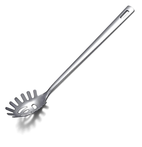 Servidor de espagueti de Pasta de acero inoxidable, tenedor resistente al calor, cuchara para Pasta de espagueti, servidor, accesorios de cocina, Gadgets, herramientas - Product Image 4