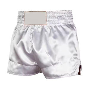 2025 Haute Stretch Arts Martiaux Muay Thai Personnalisé MMA Short De Boxe Satin Shorts Hommes - Product Image 5