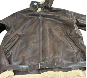 Chaquetas de bombardero de invierno para hombre Chaqueta de cuero negro de moda con bordado Material PU Servicio OEM Tamaño XS - Product Image 4