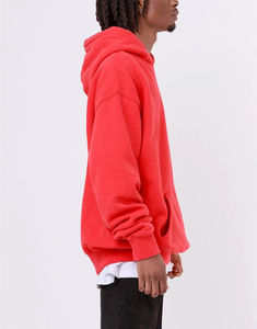 Sweat à capuche surdimensionné French Terry de haute qualité sweat à capuche en coton unisexe en gros personnalisé blanc 100% coton 3D Puff Hoodie - Product Image 5