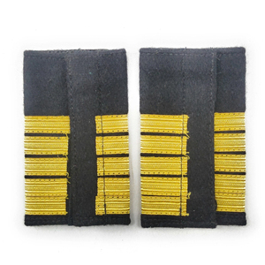 custom quality Gold and Silver mylar <b>Wire</b> cord Shoulder Uniform Badges Cotton Shoulder Board Epaulettes Hand <b>Crafted</b> - Product Image 3