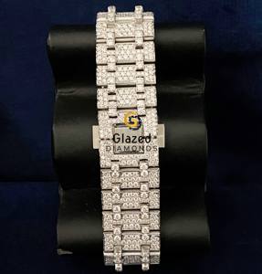 Iced Out Nouvelle montre Hip Hop personnalisée de luxe de haute qualité Moissanite Montres-bracelets en diamant pour hommes et femmes - Product Image 6