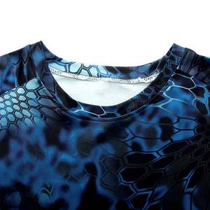 เสื้อตกปลาแห้งเร็วป้องกัน UV ของผู้ชายเสื้อโพลีเอสเตอร์พิมพ์ลายสีทึบพิมพ์ซับลิเมชัน - Product Image 2