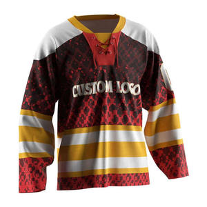2025 unisexe personnalisé unisexe vêtements de sport nouveauté nom de l'équipe maillot de Hockey sur glace OEM sublimé vêtements d'arbitre de Hockey sur glace - Product Image 3