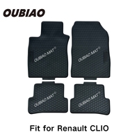 Tapis de sol de voiture imperméable tous temps de luxe pour Renault CLIO 3 taille d'origine pour Renault CLIO accessoires tapis de voiture