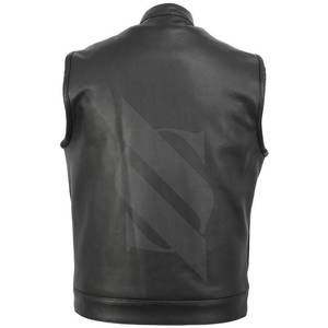 Meilleure vente pour adulte gilet en cuir respirant en cuir véritable dans un nouveau style gilet en cuir de mode de haute qualité - Product Image 2