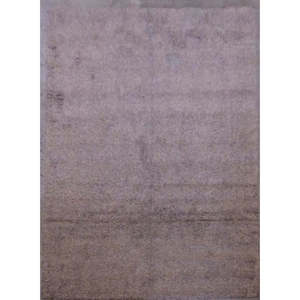 Alfombras de lujo de estilo indio moderno, mezcla de lana natural y algodón, diseño artesanal con estampado gris sólido, alfombra para el hogar u oficina. - Product Image 1