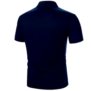 เสื้อโปโลสำหรับผู้ชายเสื้อยืดโปโลดีไซน์ใหม่พิมพ์ลายสีพื้นเสื้อยืดโลโก้ออกแบบได้ตามต้องการ - Product Image 6