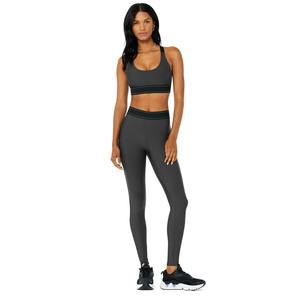 Vente chaude XXL femmes sans couture Yoga ensemble haute qualité Fitness soutien-gorge Leggings en Spandex solide motif taille élastique - Product Image 1