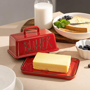 Accueil table d'hôtel et de restaurant récipient à beurre décoratif plateau de table beurre et fromage servant des plats à prix attractif - Product Image 2