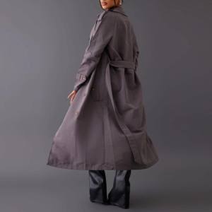 Manteau Trench en Cuir Véritable pour Femme 2026 – Respirant, Imperméable, Coupe-Vent, Séchage Rapide, Haute Qualité, Design Élégant, Hiver - Product Image 3
