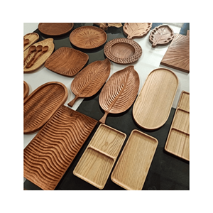 Plateau en bambou à bord profond, matériau : bois de bambou ; utilisation : organisation de table de restaurant ; origine : producteur vietnamien - Product Image 2