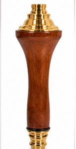 TableTop Bent Type Wooden Lacquer Finish Mesbah <b>Hookah</b> Shisha with Brass Base Traditional Arabic Smoking Water <b>Pipe</b> - Product Image 3