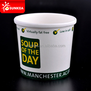 Tasses à soupe en papier pour soupe chaude et aigre Récipients alimentaires jetables - Product Image 4