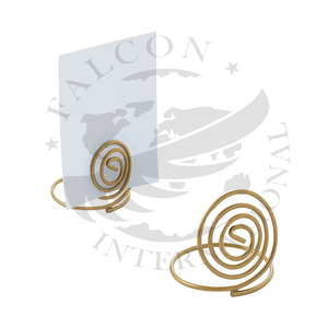 Triton élégant support de numéro de mariage ACryl métal anneau-Clip Place porte-carte pour la décoration de Table de fête - Product Image 5