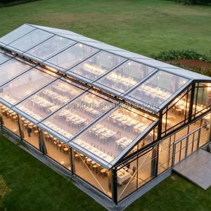 Carpas de Lujo para Campamentos, Casa Transparente, Restaurante, Carpa Gigante para Bodas con Capacidad para 100 Personas - Product Image 1