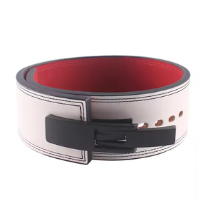 Cinturón de cuero de vaca personalizado para levantamiento de pesas, accesorio de entrenamiento de gimnasio transpirable - Product Image 4