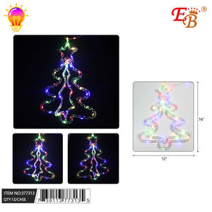 Di alta qualità 16 \ "LED albero di decorazione di natale 12PC/CS moderno grande ago di pino metallo artificiale per esterni personalizzabile - Product Image 1