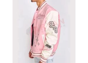 Men's New Fashion Unisex College Letterman Varsity Jacket Custom Design Leather Varsity Jacket for Casual Wear - Product Image 4
