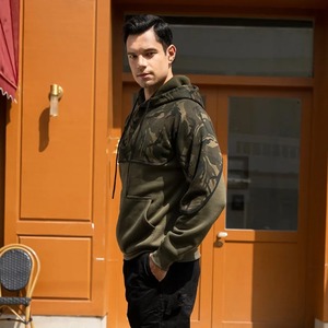 เสื้อสเวตเตอร์แบบสวมศีรษะแขนยาวน้ำหนักเบาสำหรับผู้ชายเสื้อมีฮู้ดสำหรับใส่ไปยิมวิ่งออกกำลังกายในฤดูร้อน - Product Image 2