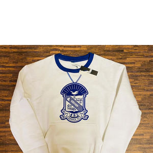 Sudadera de cuello redondo para hombre con bordado de fraternidad Phi Beta Sigma | PBS Fraternity bordado niños personalizado Chenille cuello redondo - Product Image 5