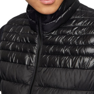 Chaqueta negra acolchada a prueba de viento para hombre, chaleco de poliéster 100%, chaqueta cálida de invierno, venta al por mayor - Product Image 4