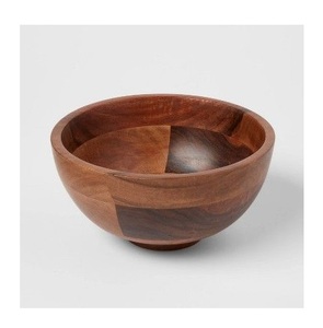 Cuenco de madera de diseño vintage para servir comida, cuenco de madera de la mejor calidad para vajilla, cuenco para servir comida al precio más barato - Product Image 5