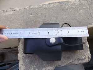 High Quality WOK Durable Leather Case Carrying Holder Holster for <b>Walkie</b> <b>Talkie</b> Radio Handmade Lightweight Handmade Lightweight - Product Image 2