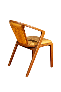 โต๊ะกาแฟทันสมัย แข็งแรงทนทาน รุ่น Tacasa ขนาด 30*80 ซม. หน้าโต๊ะไม้ยางพารา ขาตั้ง 5 ขา พร้อมเบาะรองนั่ง สีวอลนัท รับประกัน 12 เดือน - Product Image 4